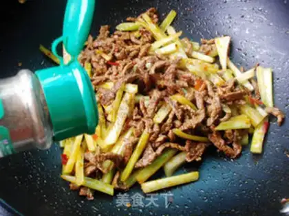 Make Dried beef silk step 6