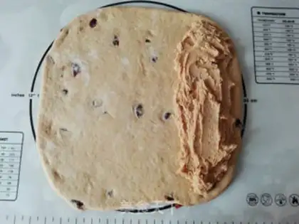 Make Red sugar, black cheese bread step 9