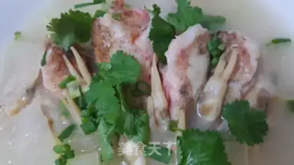 Make Squirty fish cucumber soup step 3