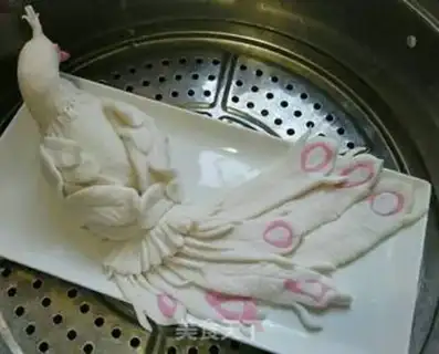 Make White Peacock step 12