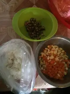 Make Chicken wing buns step 2