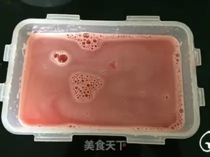 Make Watermelon sandy ice step 2