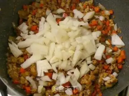 Make Black pepper sauce, little star step 5