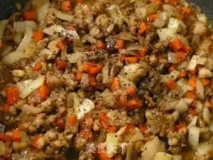 Make Black pepper sauce, little star step 6