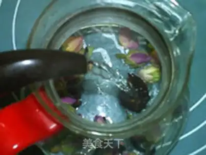 Make The rose tea of Lord Luo step 4