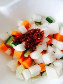 Make Sour radish step 3