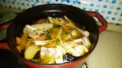 Make Pumpty chicken soup step 7