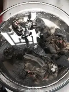 Make Black bean mushroom chicken soup step 0