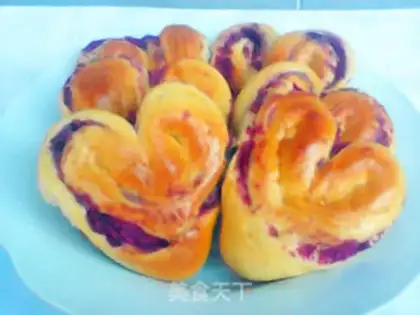 Make Purple heart bread step 11