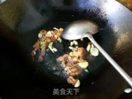 Make Autumn sausage fried meat step 6