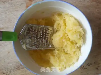 Make Pumpkin egg waffles step 1