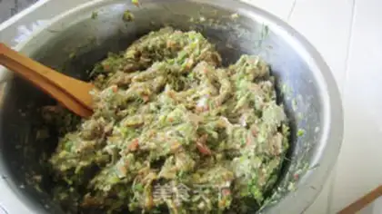 Make The jade dumplings step 2