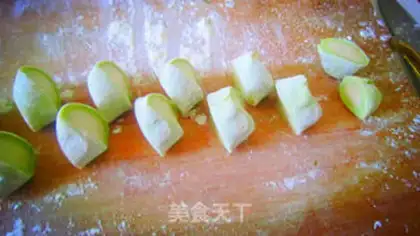 Make The jade dumplings step 4