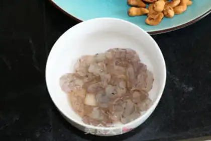 Make Shrimp mustard blue mango step 1
