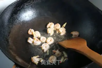 Make Shrimp mustard blue mango step 3