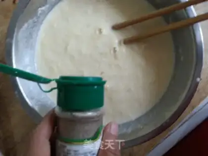 Make Pumpkin egg waffles step 6
