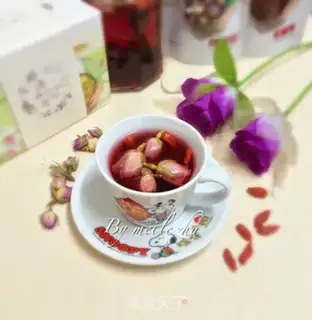 Make The rose tea of Lord Luo step 8