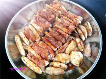 Make Potato button meat step 13