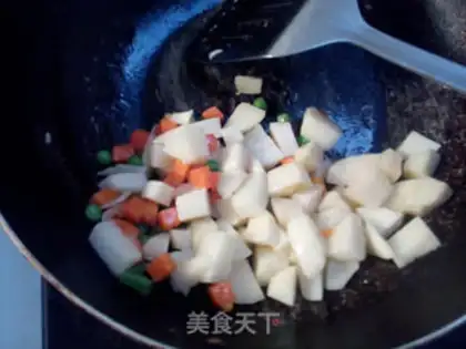 Make Cheese juice for all the beans step 4