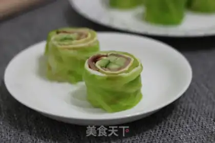 Make Little new jade egg rolls step 9