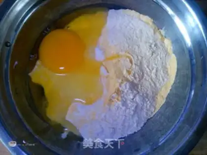 Make Corn pasta muffins step 1