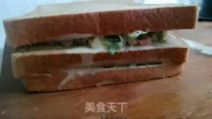 Make A salad sandwich step 4