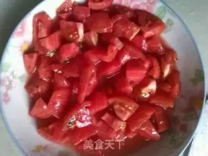 Make Little tomato spinach step 0