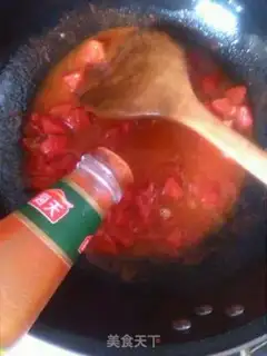 Make Little tomato spinach step 4
