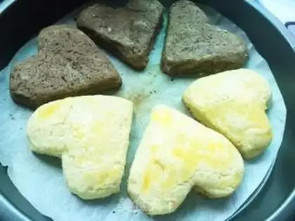 Make Simple love cookies step 19