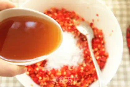 Make Secret spicy pepper sauce step 7