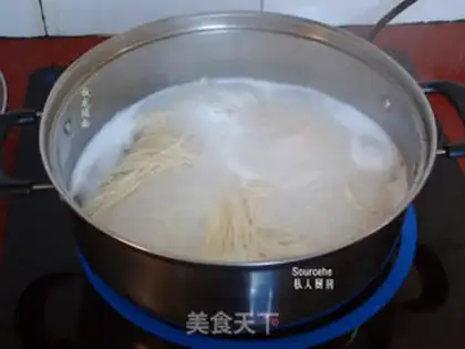 Make Dragon mustache noodles step 1
