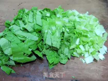 Make Garlic cabbage step 1