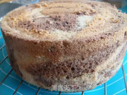 Make Marble marrow cake step 15