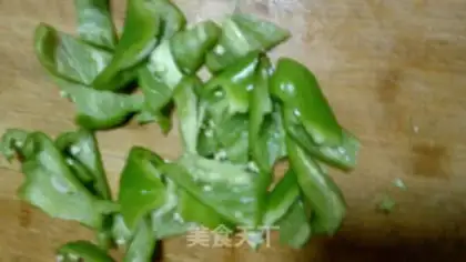 Make Egg cucumber chili step 5