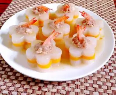 Make radish shrimp balls step 9