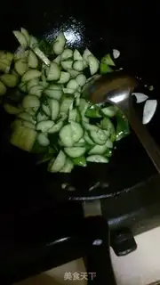 Make Egg cucumber chili step 13
