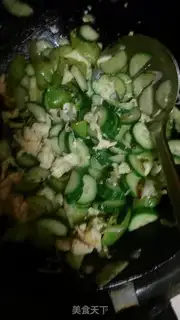 Make Egg cucumber chili step 15