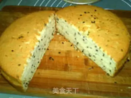 Make A sesame bee-smelt twirl cake step 23