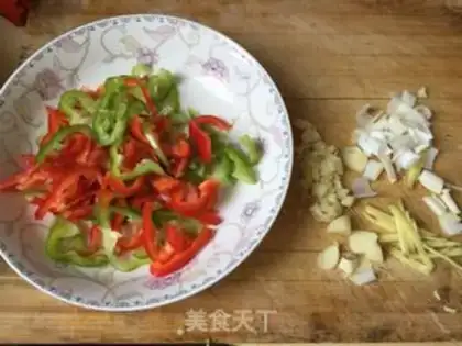 Make Pepper potato step 2