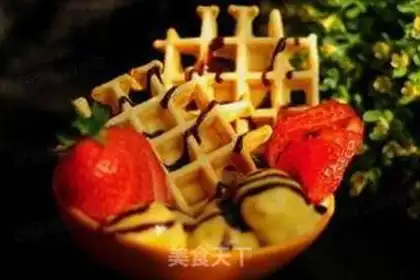 Make Tea waffles step 8