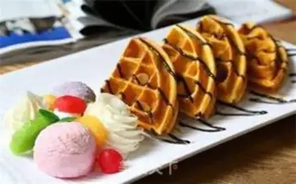 Make Tea waffles step 9