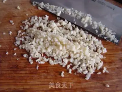 Make Garlic fan steamed dragonfish step 2