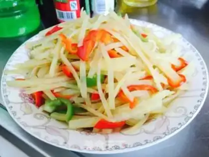 Make Pepper potato step 8