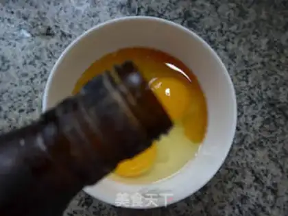 Make Wheat and egg fried rice step 1