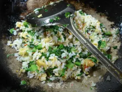 Make Wheat and egg fried rice step 7