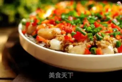 Make Garlic fan steamed dragonfish step 12
