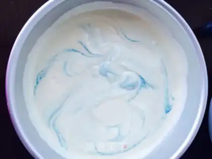 Make A micro-blue chili cake step 9