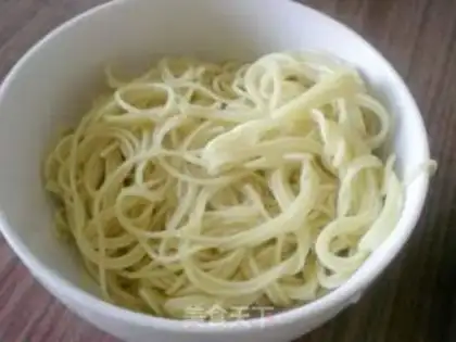 Make New hot dry noodles step 8