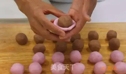 Make ♪ Chestnut ice cream mooncake ♪ step 6