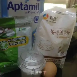 Make Protein coconut ball step 0